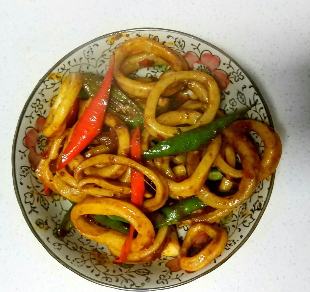 最好吃的酱爆鱿鱼圈