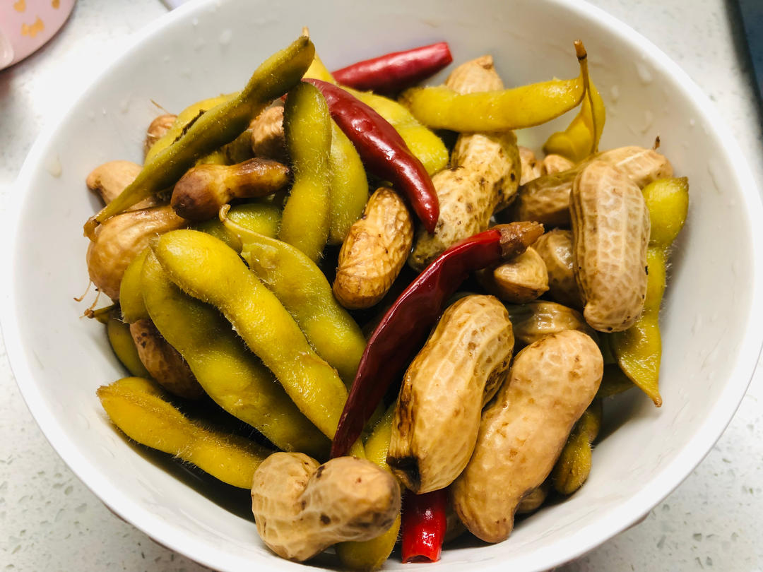 花毛一体（五香花生毛豆一锅出）