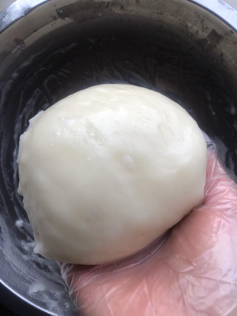 拉丝麻薯隔夜冷藏不变硬的实验成功，三夜依然拉丝