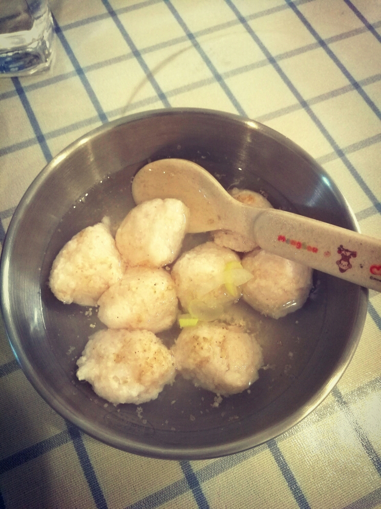 大米虾丸的做法