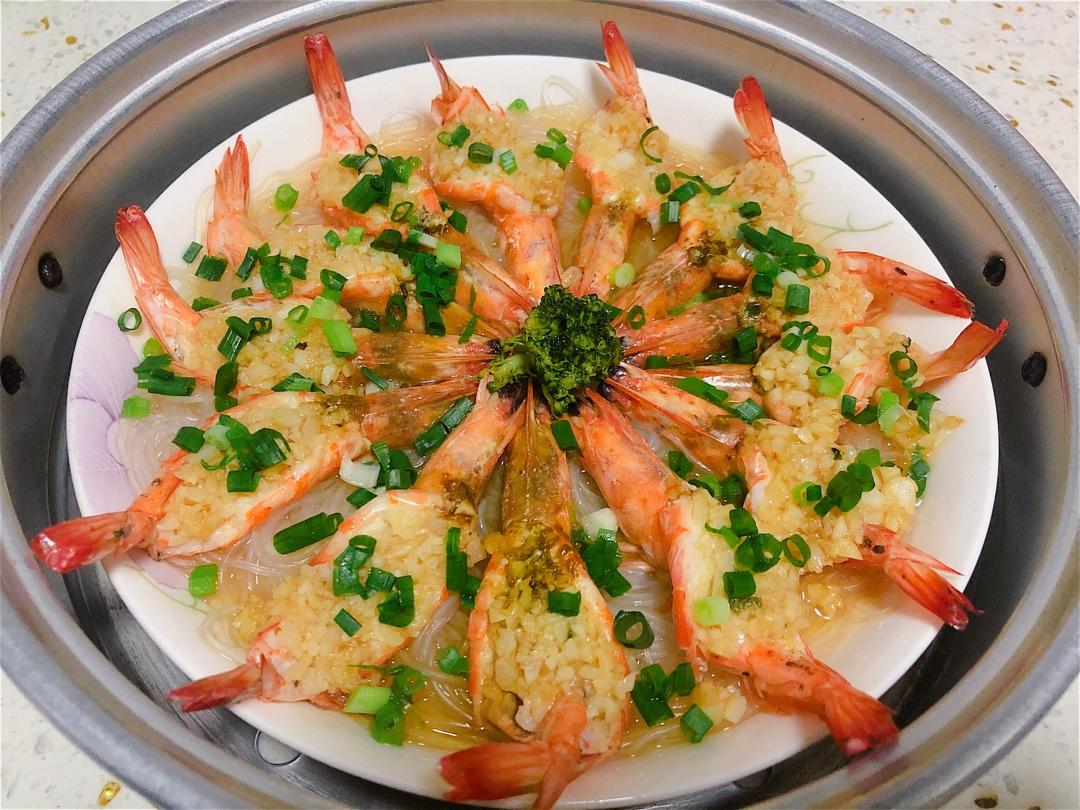 蒜蓉粉丝蒸虾