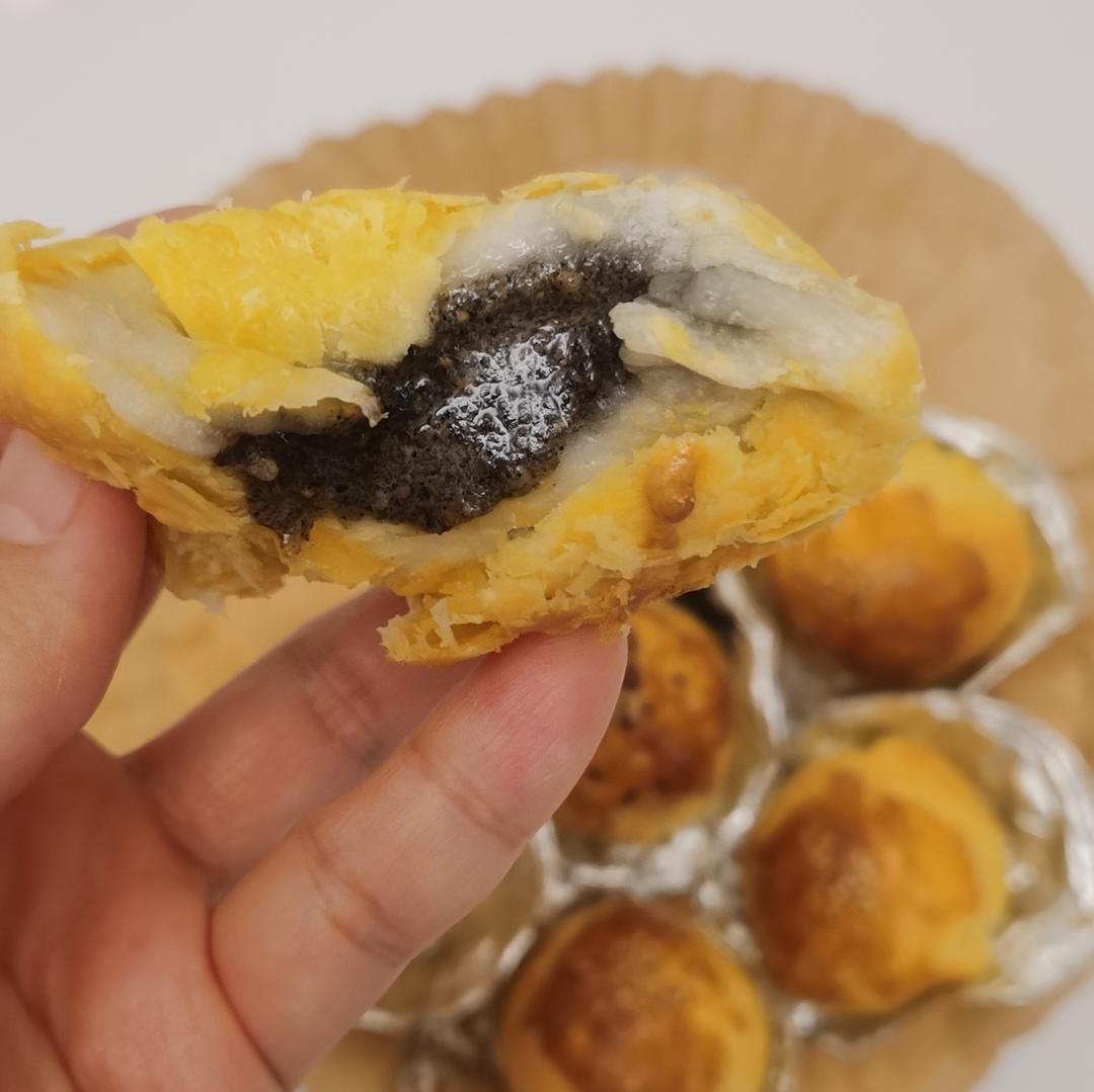 家有学生之简易早餐——爆浆酥皮汤圆