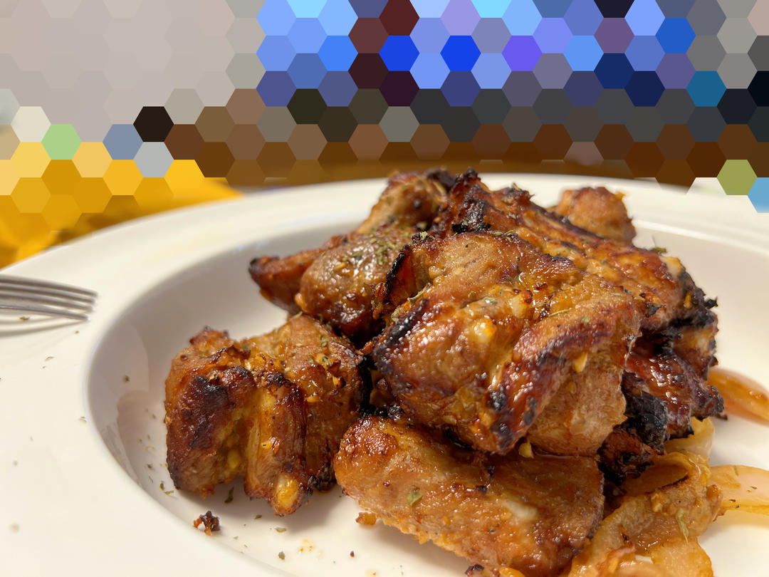 不用腌制的最简单的烤排骨（肋排）