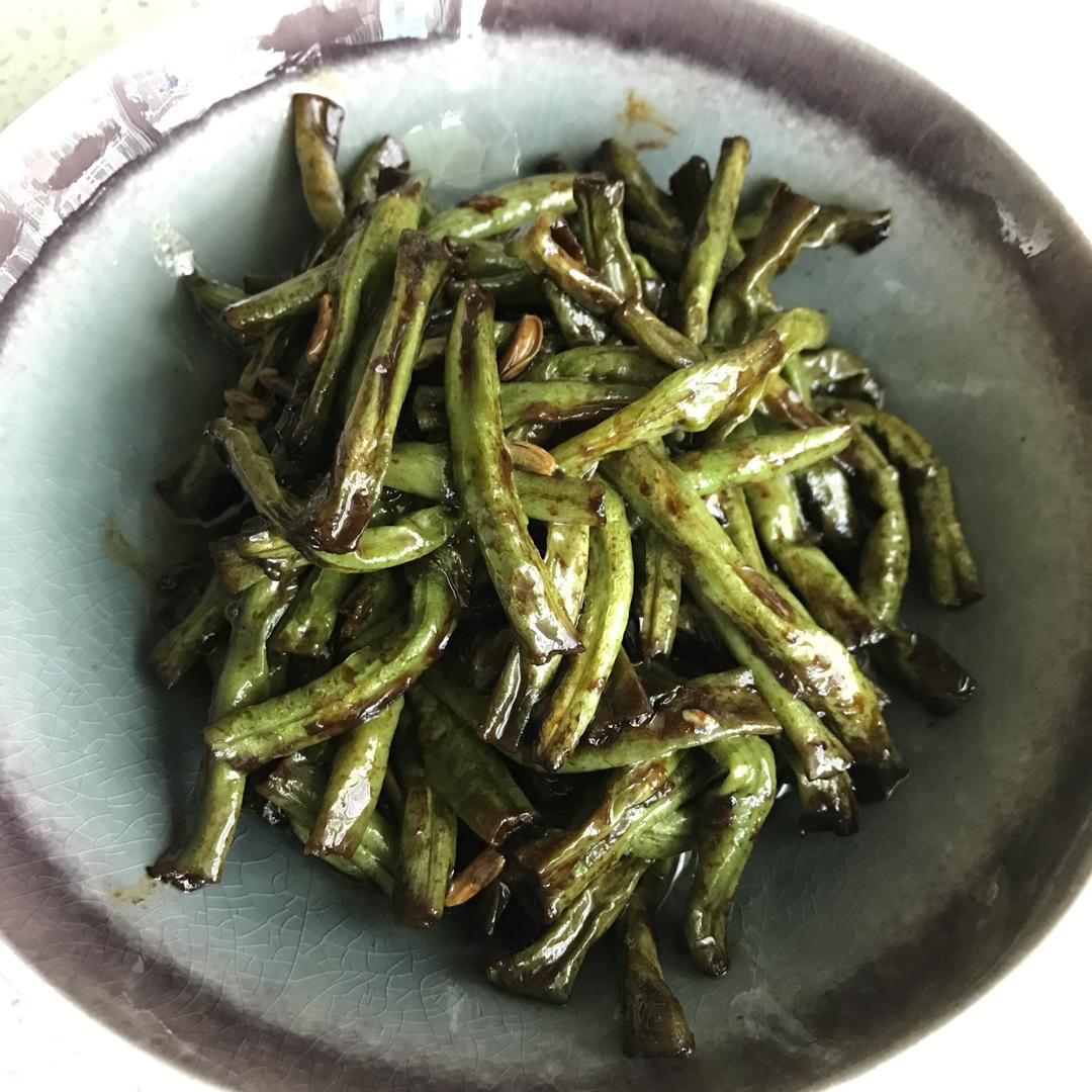 干烧长豇豆
