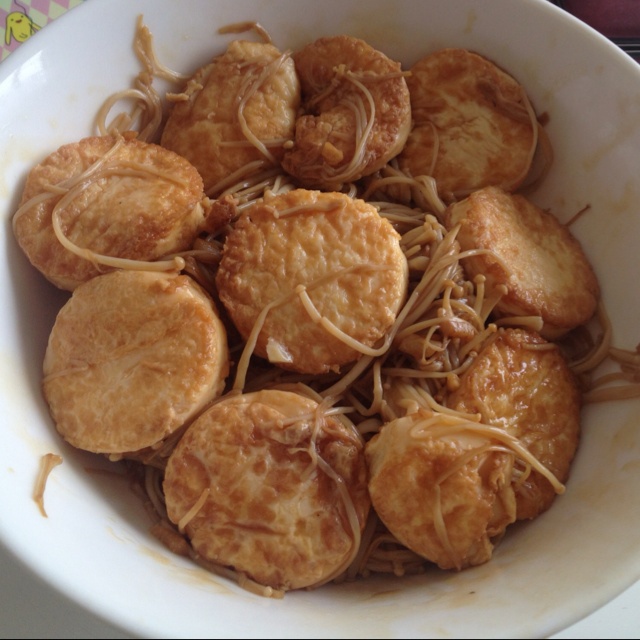 超级下饭菜--金针菇日本豆腐