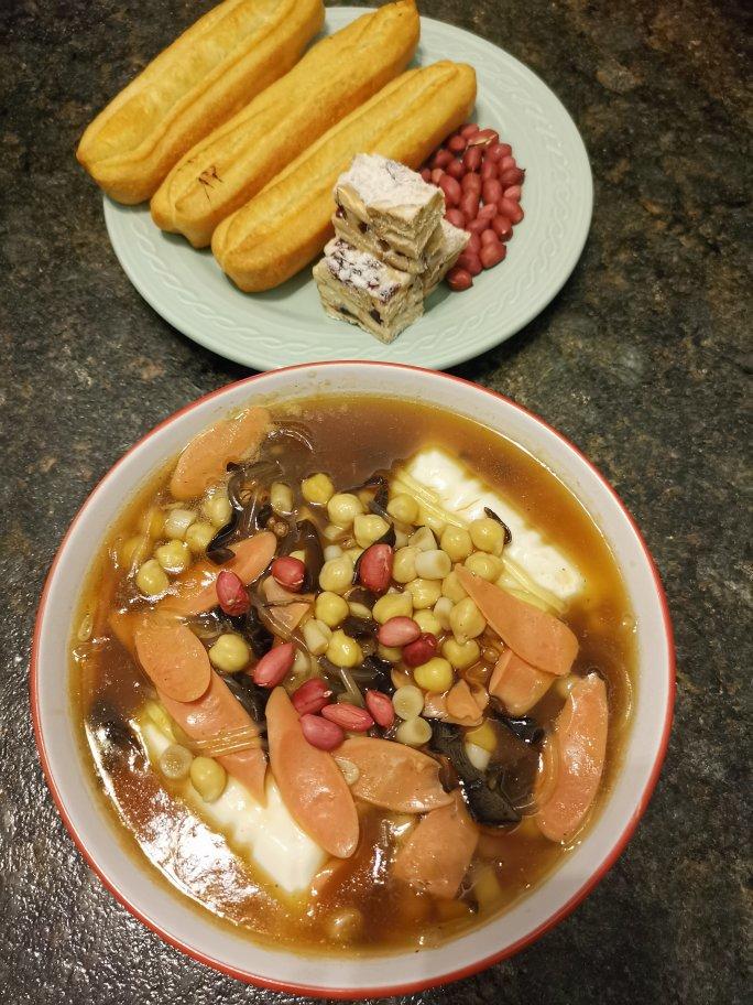 豆腐脑（内酯豆腐版）