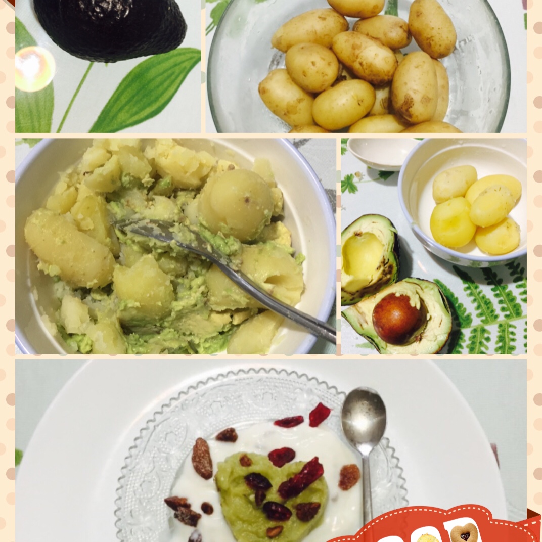 土豆牛油果色拉