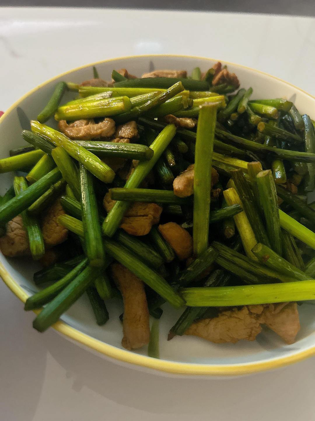 简单易做的下饭菜－蒜苔炒肉