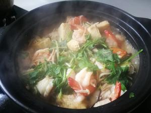 海鲜豆腐煲的做法 步骤8