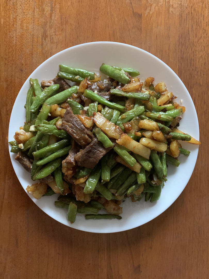 土豆烧豆角