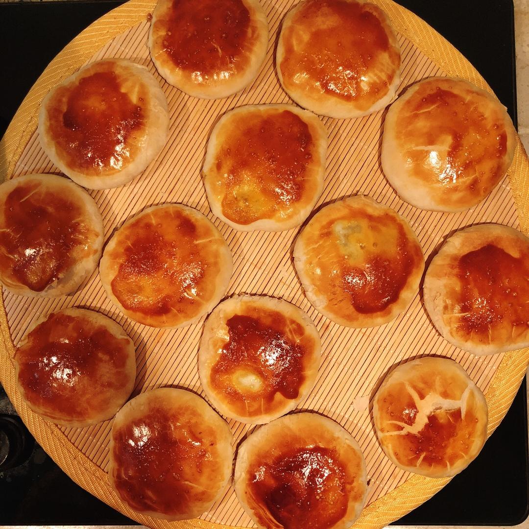 酥皮绿豆饼（酥到掉渣）