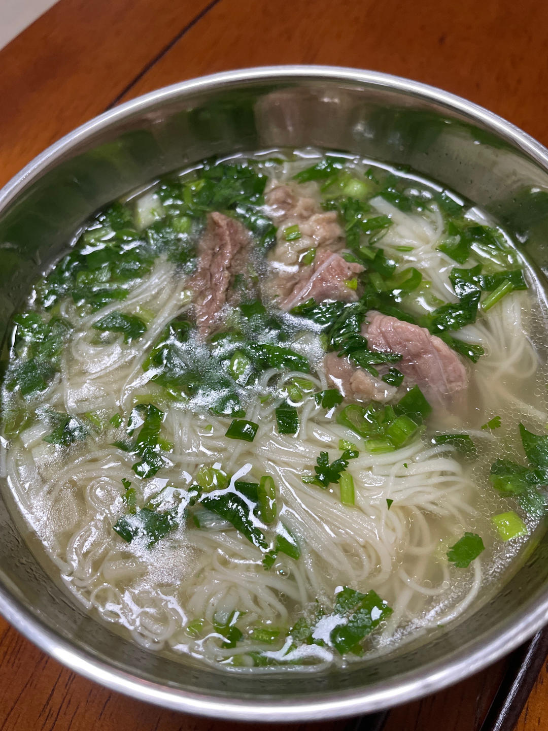 鲜掉眉毛的清炖牛肉汤（面）