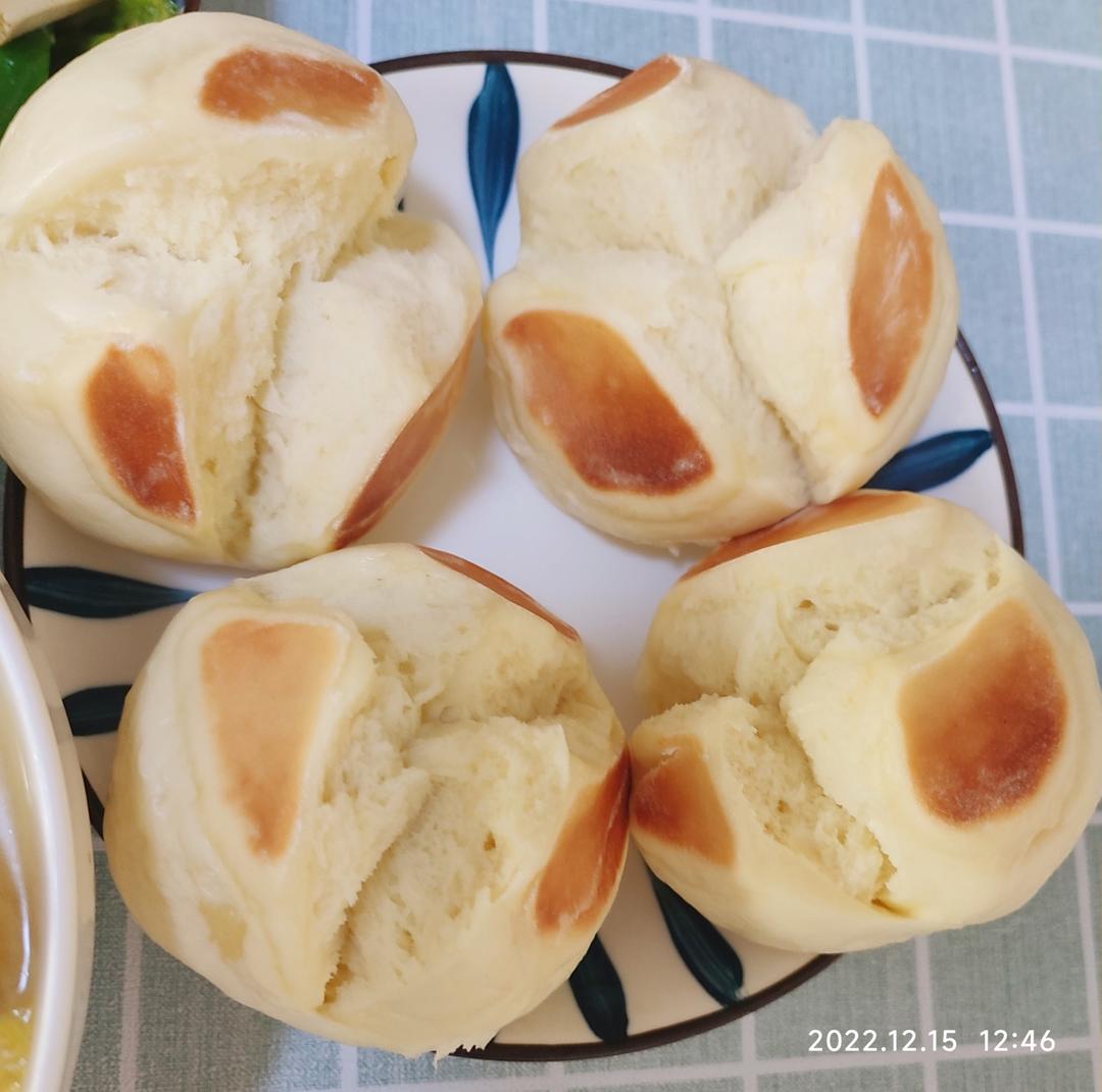 奶香开花大馒头（中式面包）