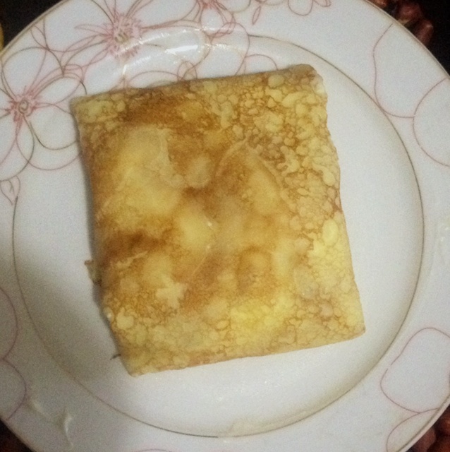 月冥山做的芒果班戟可丽饼面糊