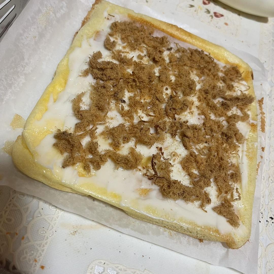 蛋糕卷，肉松蛋糕卷，网红贝贝肉松卷