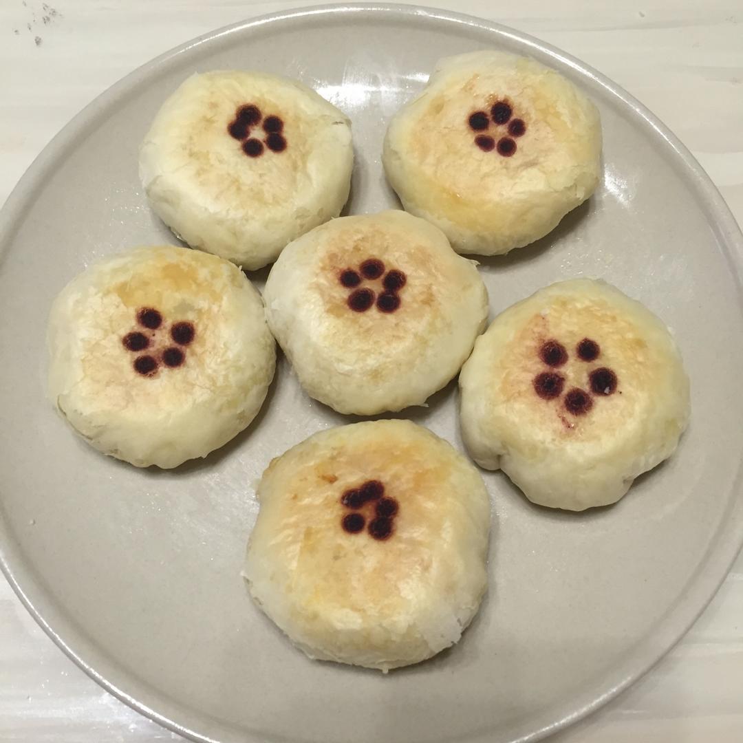 白酥皮云腿月饼