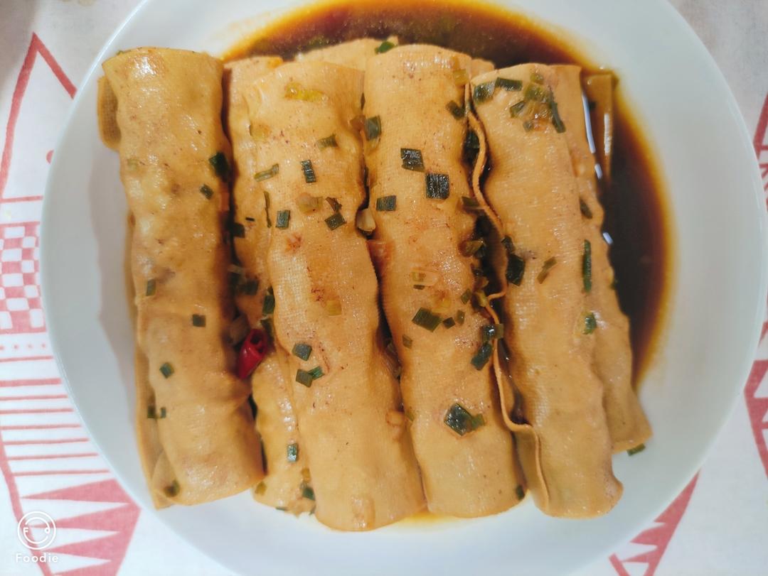 营养美味千张卷肉