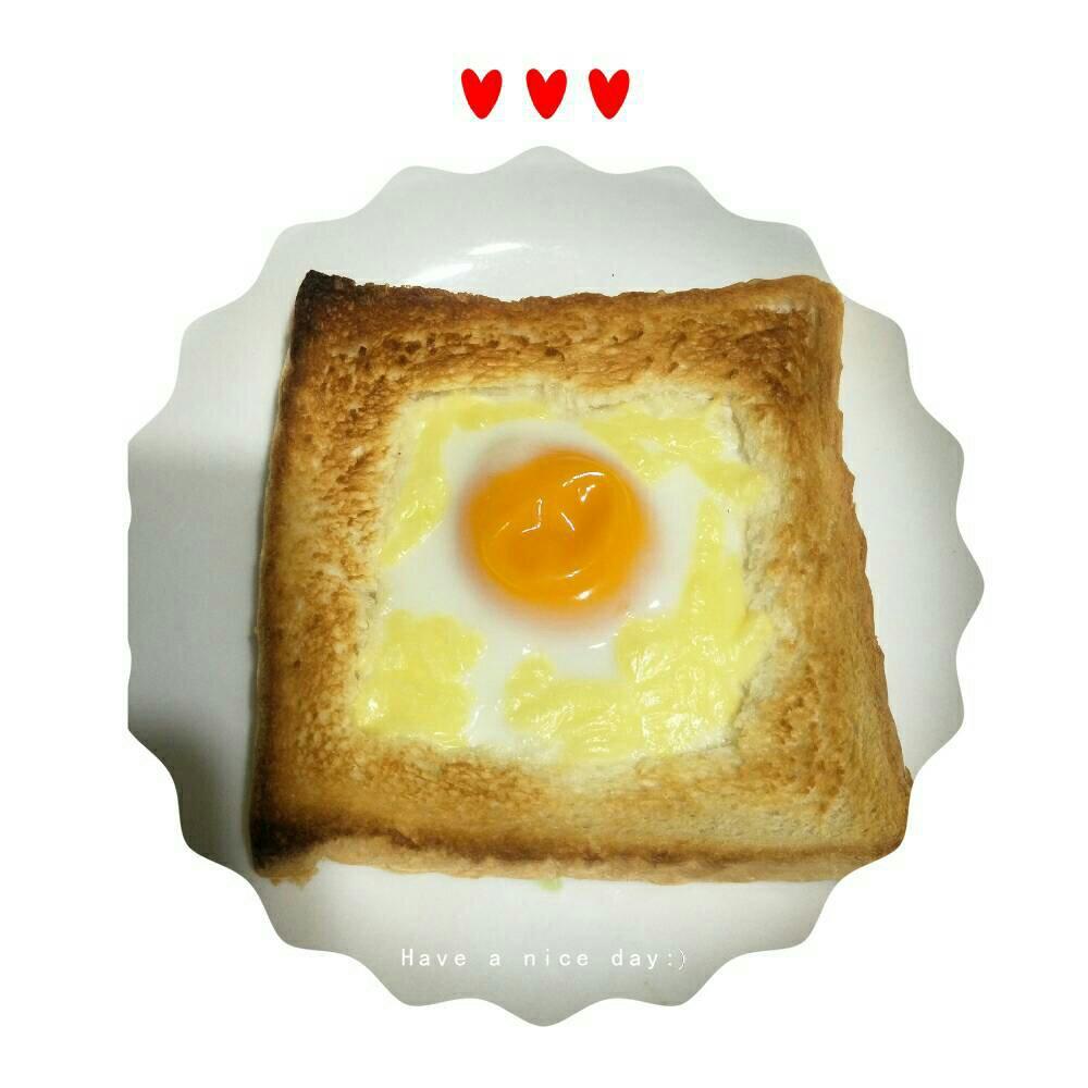 鸡蛋芝士烤吐司