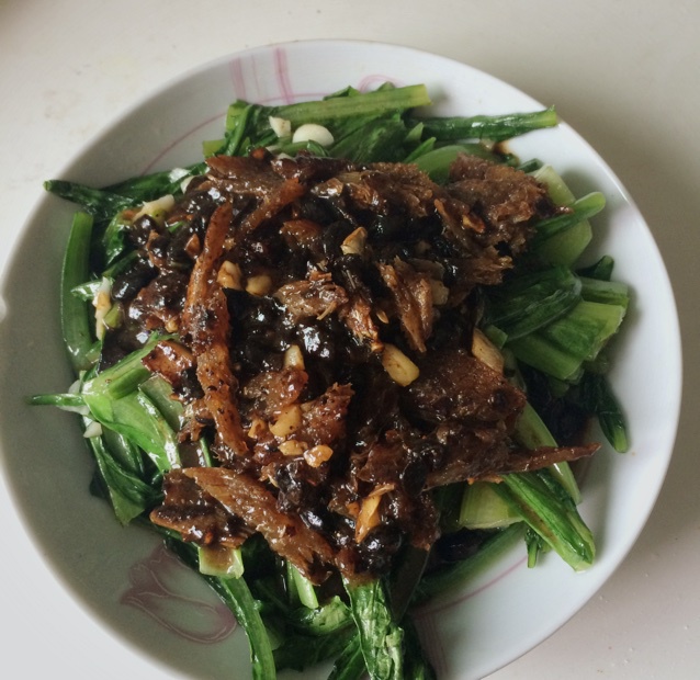 豆豉鲮鱼油麦菜