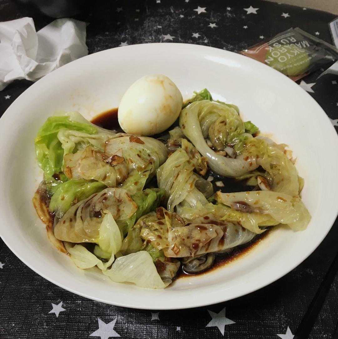 白灼西生菜