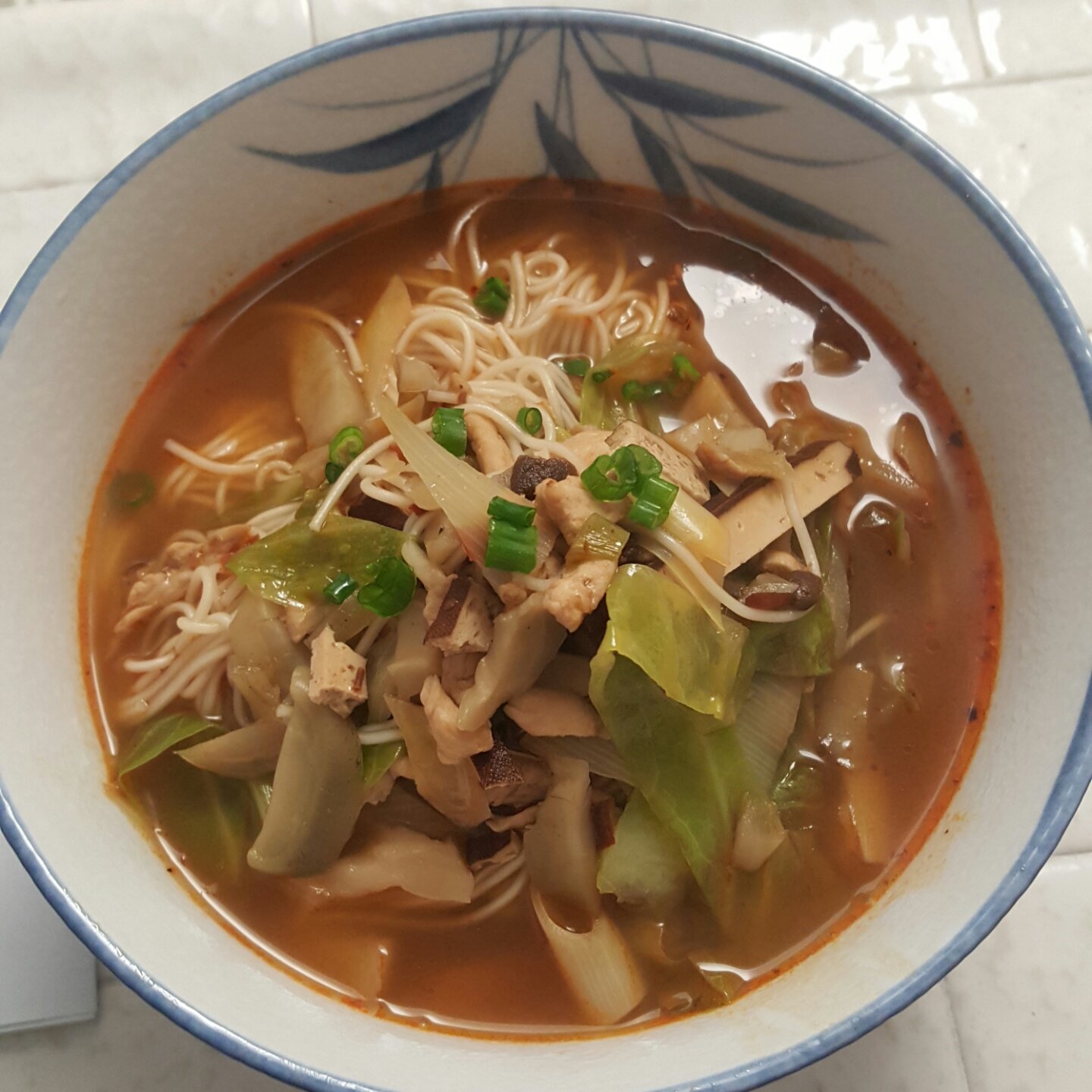 香辣榨菜肉丝面