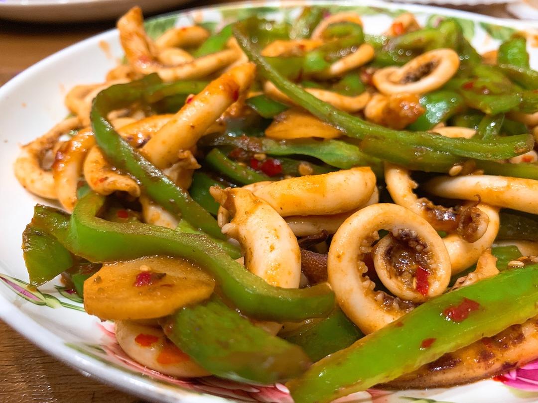 哆啦咿猫做的「家常」酱炒鱿鱼