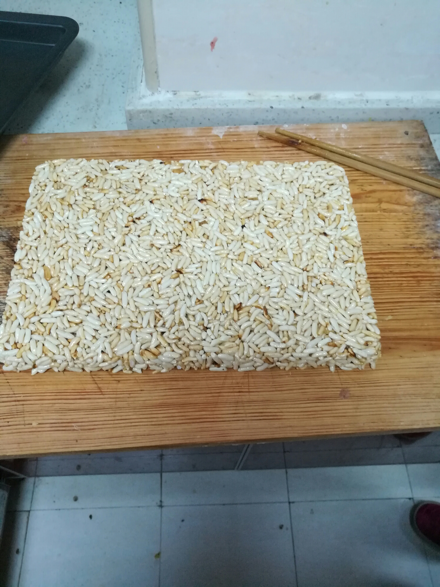 大米花饼的做法