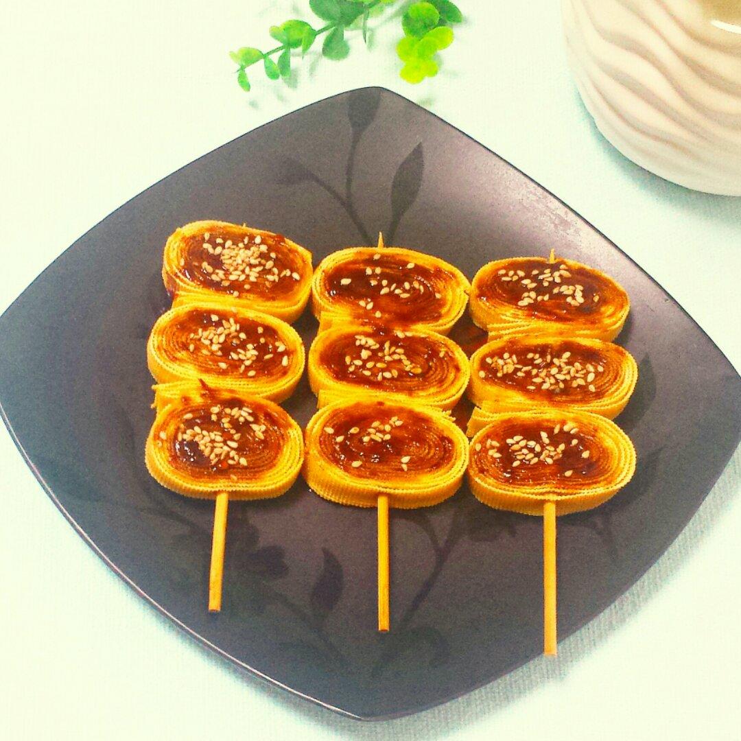 煎豆皮卷