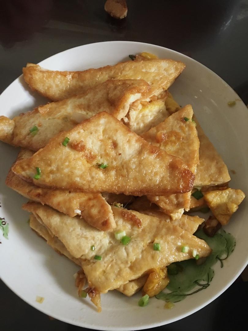 焖煎豆腐