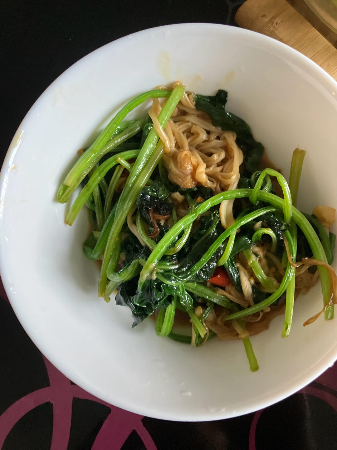菠菜金针菇