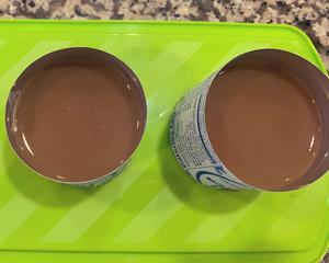 2寸超可爱慕斯系列-咖啡酸奶白巧克力慕斯的做法 步骤4