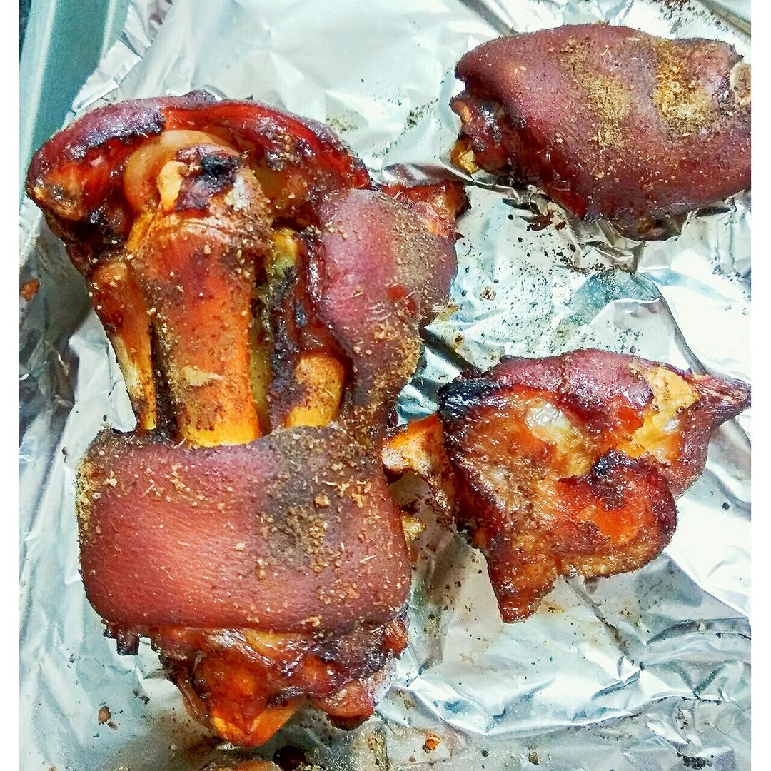 香辣烤猪蹄，附详细的卤水方法