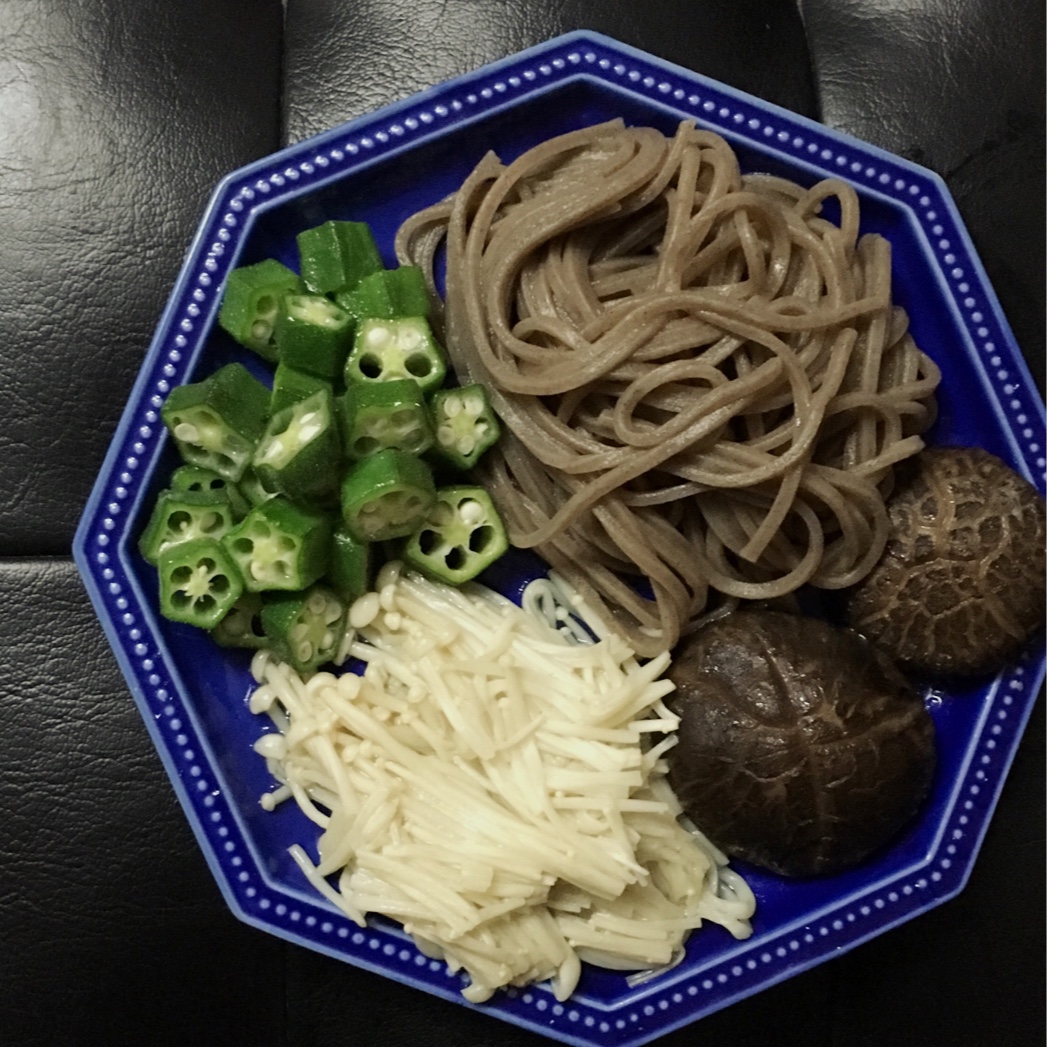 日式金针秋葵凉面（kuro酱版）