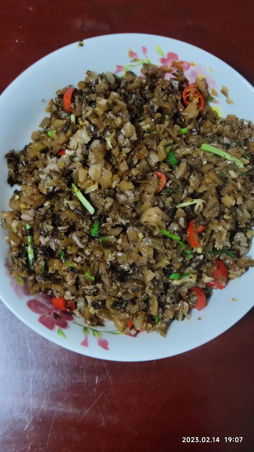 大头菜炒肉