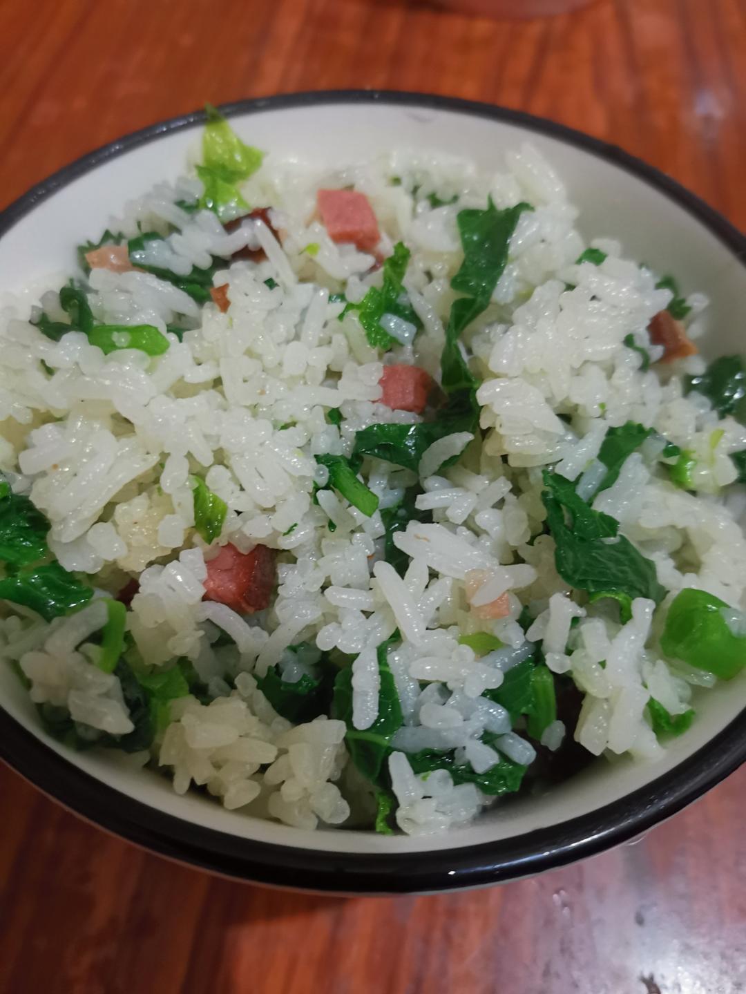 腊肉青菜饭