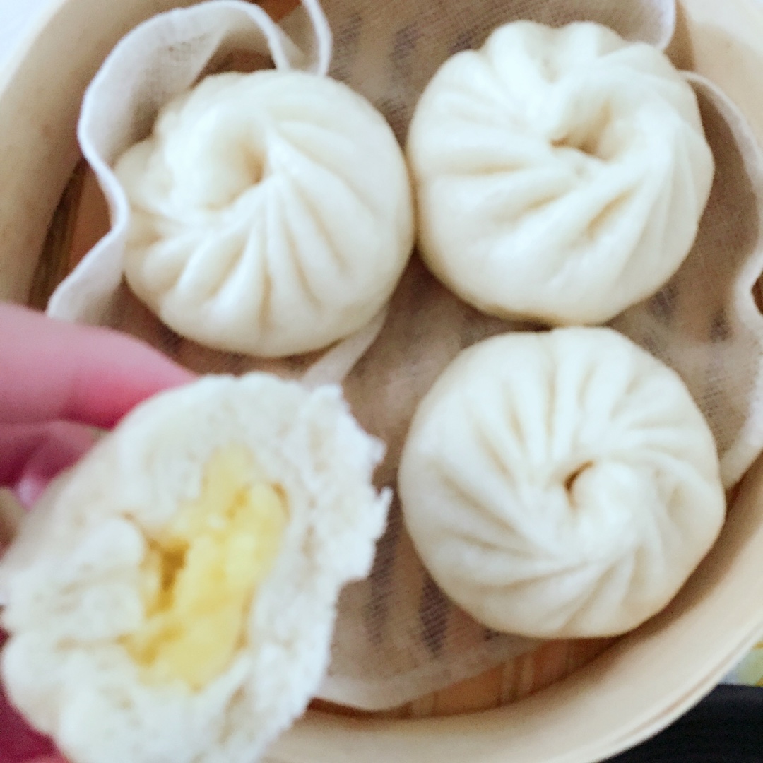 奶黄包（手揉面做的）