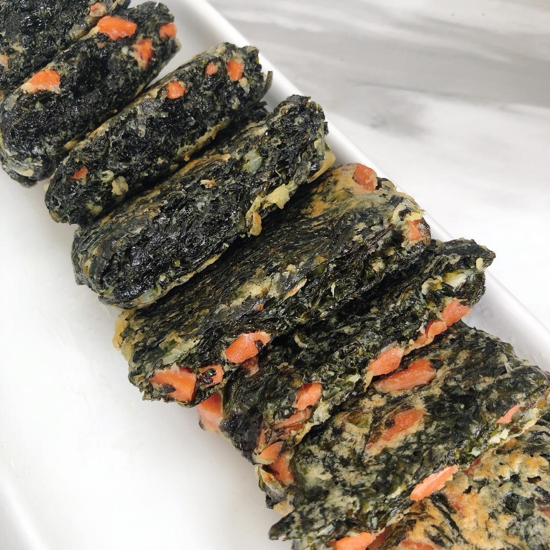 紫菜虾皮饼-补钙神器的做法
