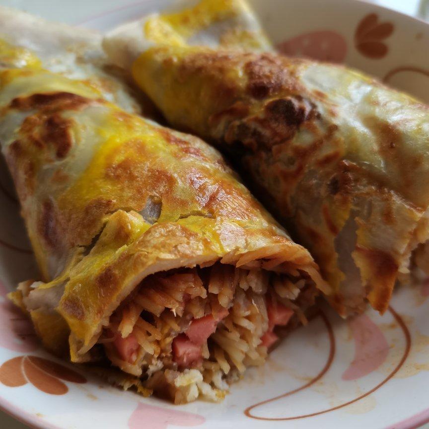 鸡蛋卷饼（路边摊复制版）