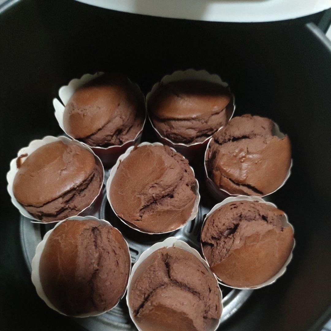 空气炸锅纸杯麦芬蛋糕（超简单）