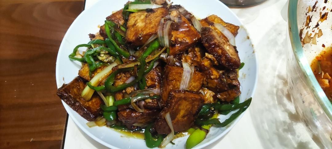 大葱烧豆腐