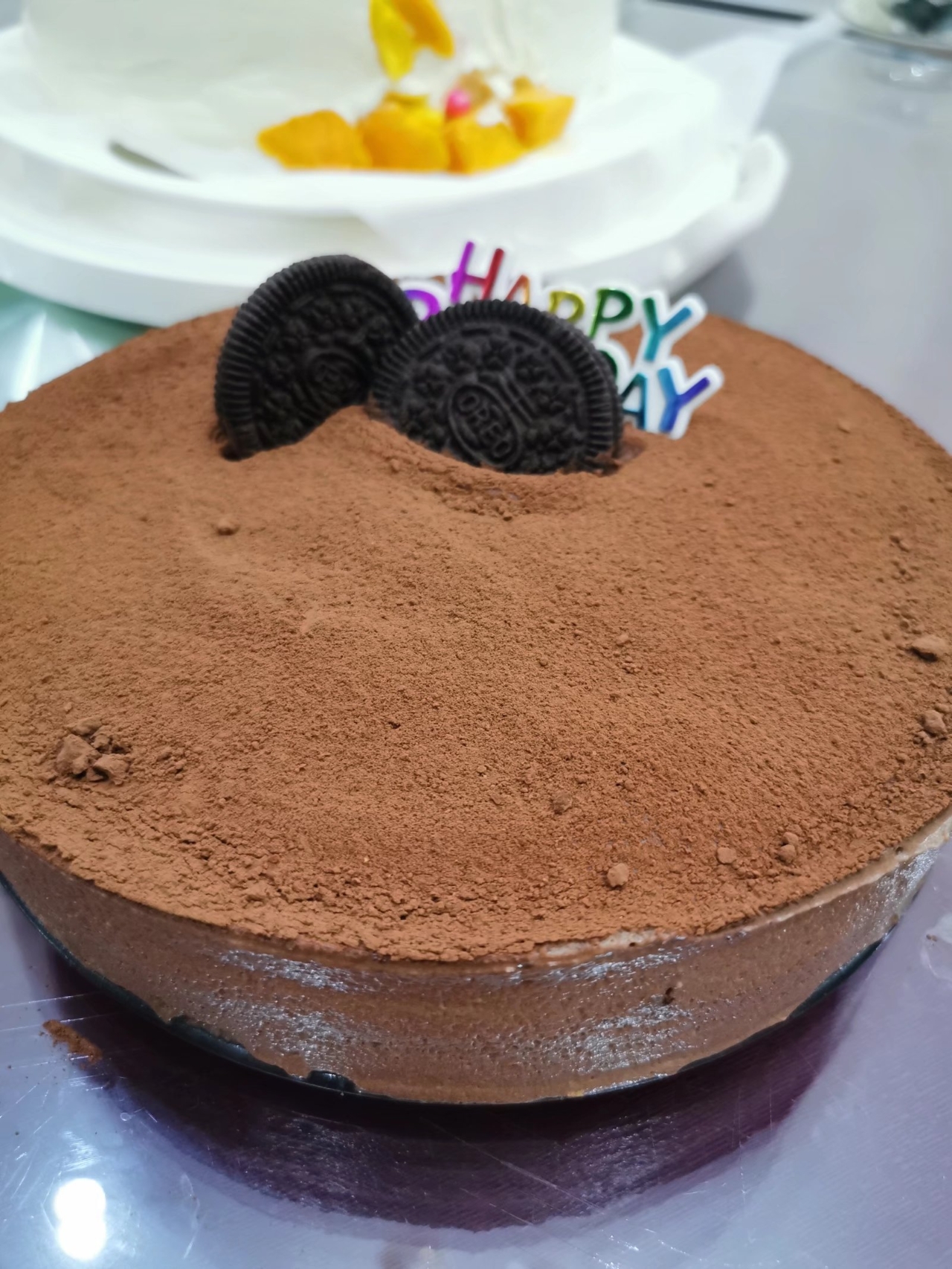 记录自己做过的不用抹面的生日蛋糕的做法 步骤9