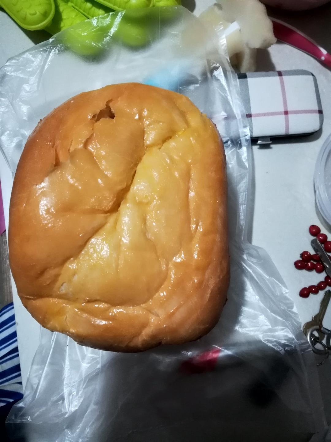 超级好吃的原味面包（面包机版）