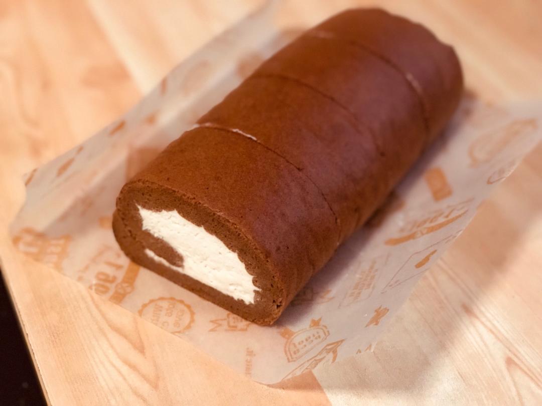 几分甜提拉米苏奶冻卷/不消泡不开裂摩卡蛋糕胚+冷萃咖啡奶冻+马斯卡彭奶油/烘焙视频蛋糕篇8「薄卷」