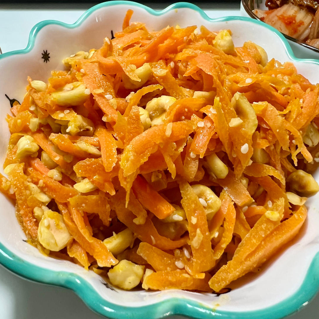 便当常备菜之坚果胡萝卜