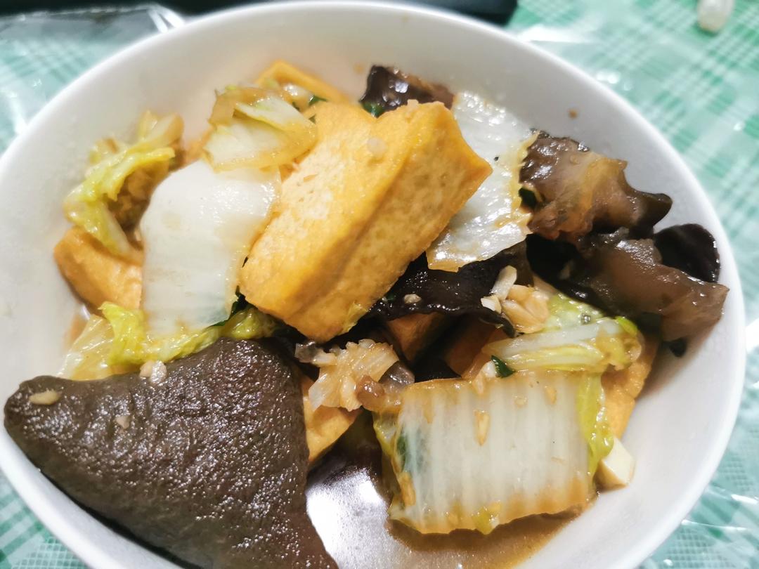 ✨无敌下饭❗️好吃到哭的白菜火腿豆腐煲