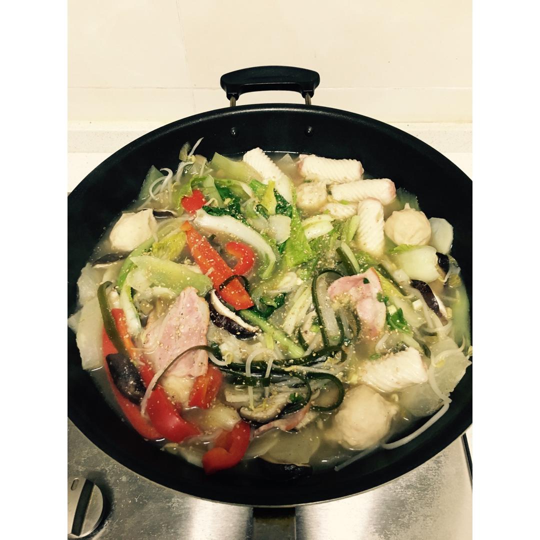 清汤冒菜（懒人版）