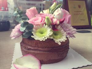 拗造型的鲜花💐蛋糕的做法 步骤5