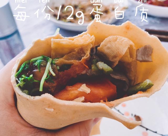 纯素豆皮蔬食卷饼（北京烤鸭味）