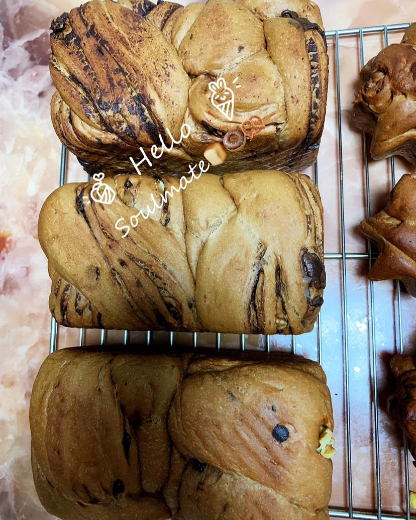 奶油巧克力吐司