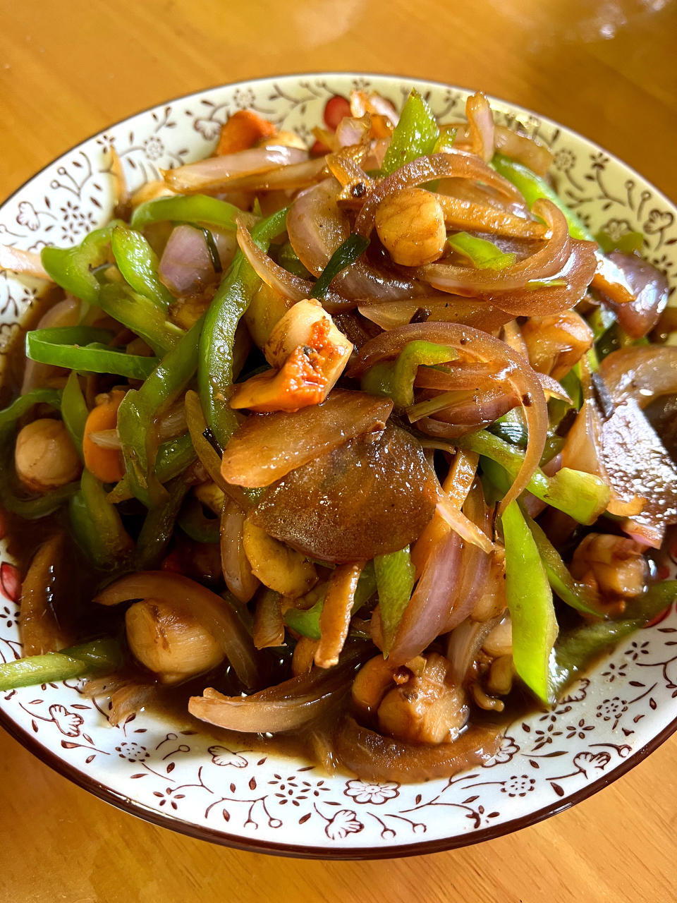 爆炒扇贝肉（太鲜啦）